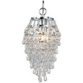 Crystal Teardrop Mini Chandelier